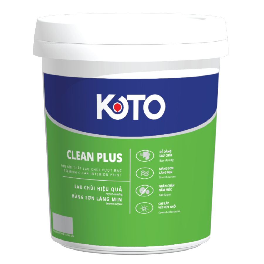 Sơn mịn lau chùi nội thất CLEAN PLUS
